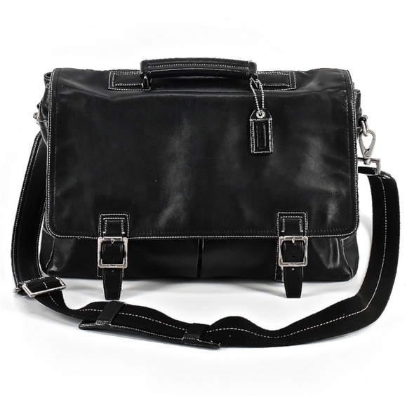 Coach Bags Coach Euc 5a6 Transatlantic Xl Leather Travel Bag